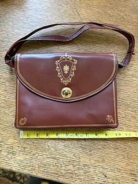 Vintage Italian leather handbag